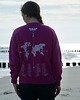 bluza bez kaptura damska Zaznacz odwiedzone państwa - różowa bluza dla podróżnika bez kaptura 6