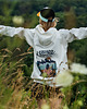 bluza z kapturem damska Bluza-Usiądż Obok Siebie, White 3