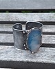 bransoletki wire wrapping Błękitna rzeka -  bransoletka regulowana 4