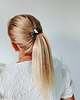 gumki do włosów Scrunchie do włosów, gumka do włosów z wiskozy Zielona jesień MINI 3