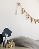 karuzele i girlandy do łóżeczka Girlanda z imieniem dziecka z drewna sosnowego z lampkami led 6