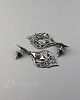 kolczyki wire wrapping Sindarin - Narn labradoryt 4