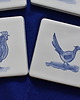 podkładki do kuchni Kafle ręcznie malowane- podkładki ceramiczne drób 2