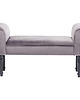 ławki Ławka ławeczka 100cm szara velvet 1