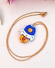 wisiory Naszyjnik z rakietą, unikatowa zawieszka w kształcie rakiety, amulet, boho 1