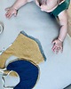 gryzaki i śliniaki dla dzieci Muślinowy śliniak boho, simple denim 2