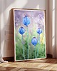 obrazy Oryginalna akwarela. Makówki A3 2
