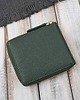 portfele damskie Portfel damski skórzany mały ciemnozielony poziomy z RFID KV-04-DGR 7