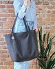 torby na ramię Lazy bag Bukka taupe wodoodporny nubuk 7