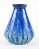 wazony Wazon ceramiczny niebieski, duński design, lata 60, produkcja: Dania 1