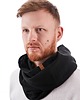 czapki i kapelusze męskie Czarny komplet męski czapka komin rękawiczki męskie ciepły zestaw zimowy 2