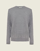swetry męskie JENOT - sweter męski - 100% wełny merino / jasno szary 1