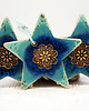 ozdoby choinkowe Turkusowe ozdoby choinkowe - gwiazdki laguna 1