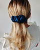 spinki i klamry do włosów Scrunchie spinka klamra jedwabna tajemnicza noc 6