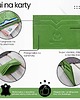 pokrowce i etui - różne Etui na karty i wizytówki skórzane minimalistyczne praktyczne etui zielone Pa 1