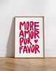 grafiki i ilustracje PLAKAT more amor por favor miłość serce 3