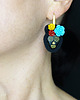kolczyki soutache Sugar Skull -  kolczyki soutache 1
