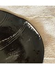 patery i talerze Mała patera z czarnej gliny handmade Nigra 2