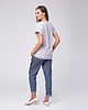 spodnie materiałowe damskie Spodnie  Boyfriend Jeans 415 ciemny jeans 7