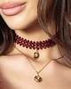 chokery Choker 5-rzędowy Fashion Gloss 1