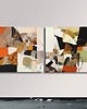 obrazy Nowoczesny duży obraz do salonu lub antresoli 80x160cm dyptyk IMAGINANDO 5