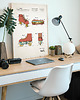 plakaty Rolki - patent - plakat 50x70 cm 1