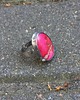 pierścionki - różne Pink - pierścionek regulowany 2