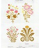 stemple Pieczątka z polnym kwiatem do scrapbookingu, stempel w stylu art nouveau 8