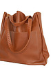 torby na ramię Duża torba damska z kieszenią na ramię ze skóry naturalnej 5