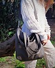 torby na ramię Lazy bag Pocket  torba taupe ekoskóra oversize 4