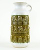 wazony Wazon ceramiczny West Germany z reliefowym pasem dekoracyjnym, lata 70. 2