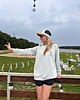 bluza bez kaptura damska Buza - Summer, niebieska 4