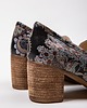 botki damskie PÓŁBUTY NA 6 CM SŁUPKU W STYLU BOHO - SKÓRA NATURALNA - MODEL 250 - BOHO 5
