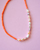 bransoletki z kamieni naturalnych Naszyjnik Pearl Orange 1