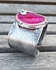 bransoletki wire wrapping Pink -  bransoletka regulowana 3