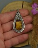 wisiory Wisiorek tygrysie oko wire wrapping 3