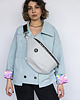 saszetka nerka Nerka Maxi Grey - Kolekcja Fio 1