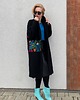 płaszcze damskie Płaszcz Sultana Style Black 4