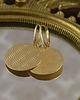 kolczyki wire wrapping Ornamenta - kolczyki złocone fale 1