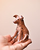 figurki i rzeźby Urocza figurka ceramiczna piesek w kropki 1