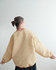 bluza bez kaptura damska Bluza Wafel "W_03" yellow 4
