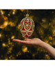 ozdoby choinkowe Bombka choinkowa: Ekskluzywne jajo Faberge: czerwone 2