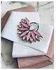 broszki Brosza  Z kryształkami pink NOWOŚĆ 3