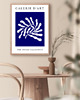 grafiki i ilustracje PLAKAT indygo , abstrakcja, matisse, granatowy 2