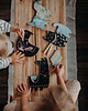 gry edukacyjne dla dzieci Drewniana tabliczka kredowa Lama Pola 2