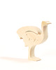 klocki i zabawki drewniane Struś / Ostrich 1