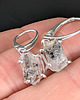 kolczyki srebrne Kolczyki srebrne diamond- herkimery 3