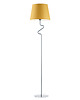 lampy podłogowe Designerska lampa stojąca do salonu z abażurem FOGO 2
