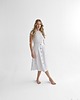 spódnice midi Lniana Spódnica LILY PURE WHITE 4