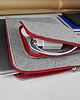 etui na laptopa ETUI Z FILCU na laptopa czerwony zamek 5